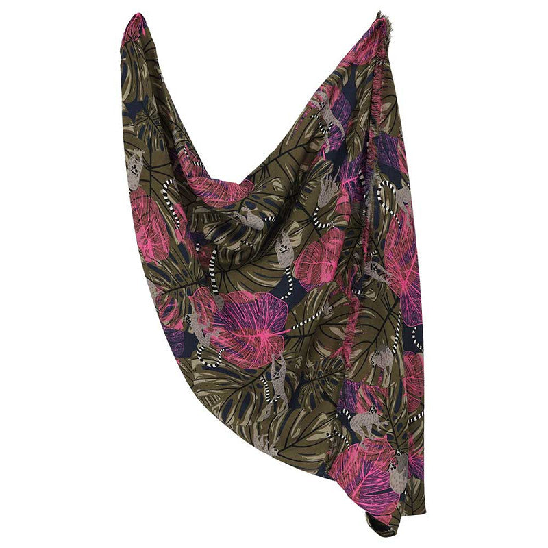 Dames sjaal multi bright