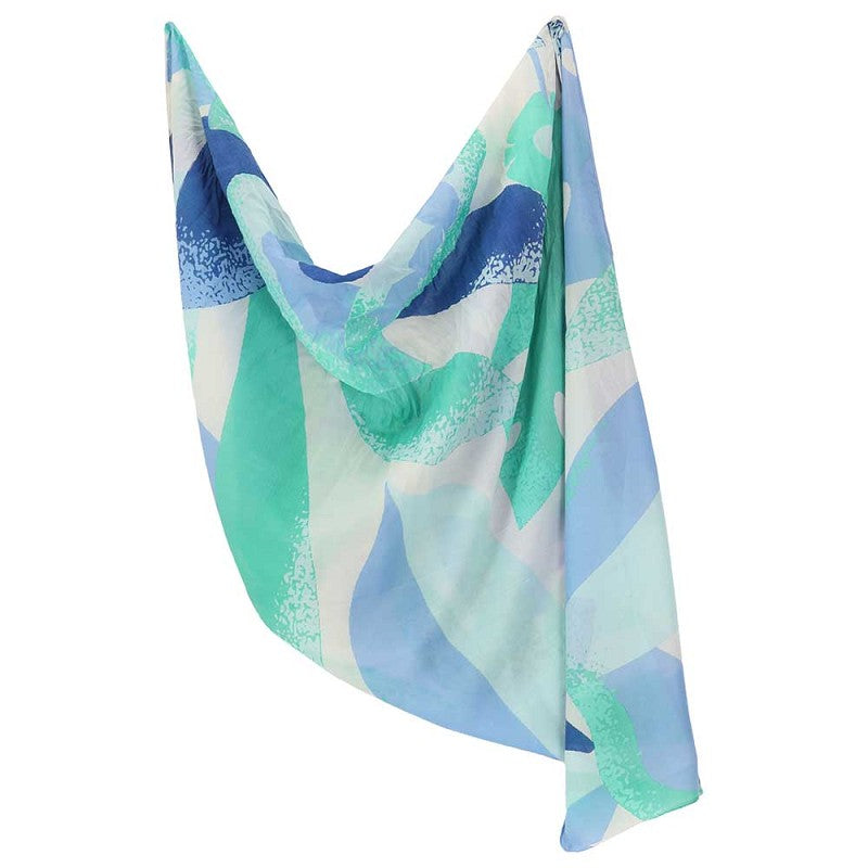 Dames sjaals multi blauw