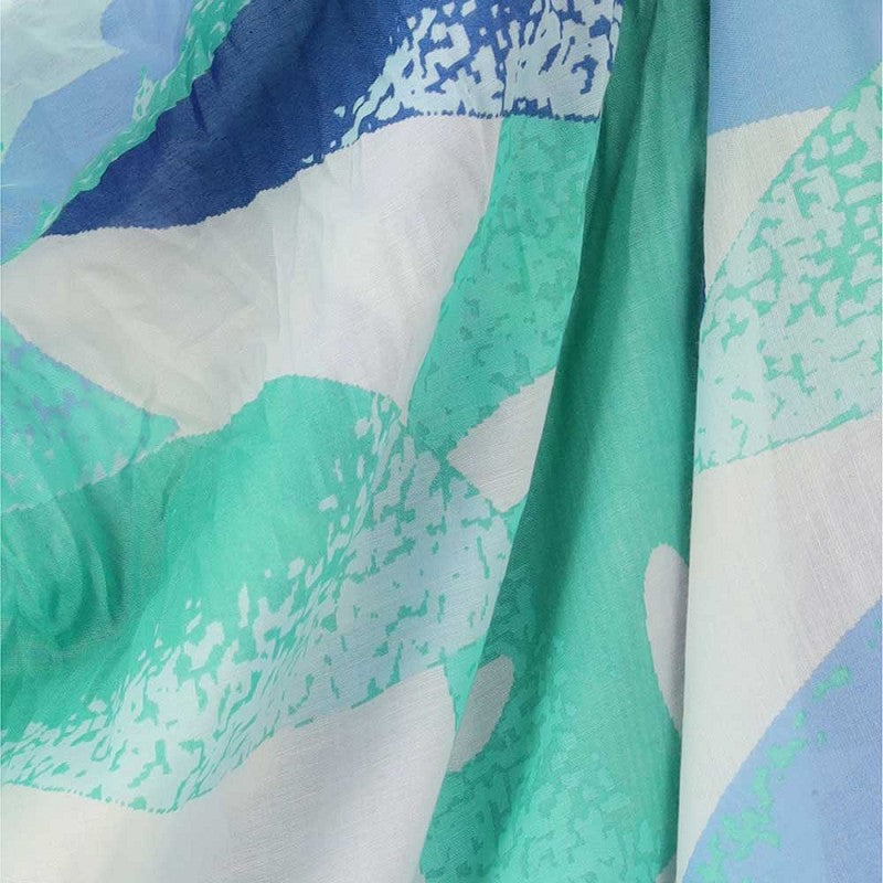 Dames sjaals multi blauw