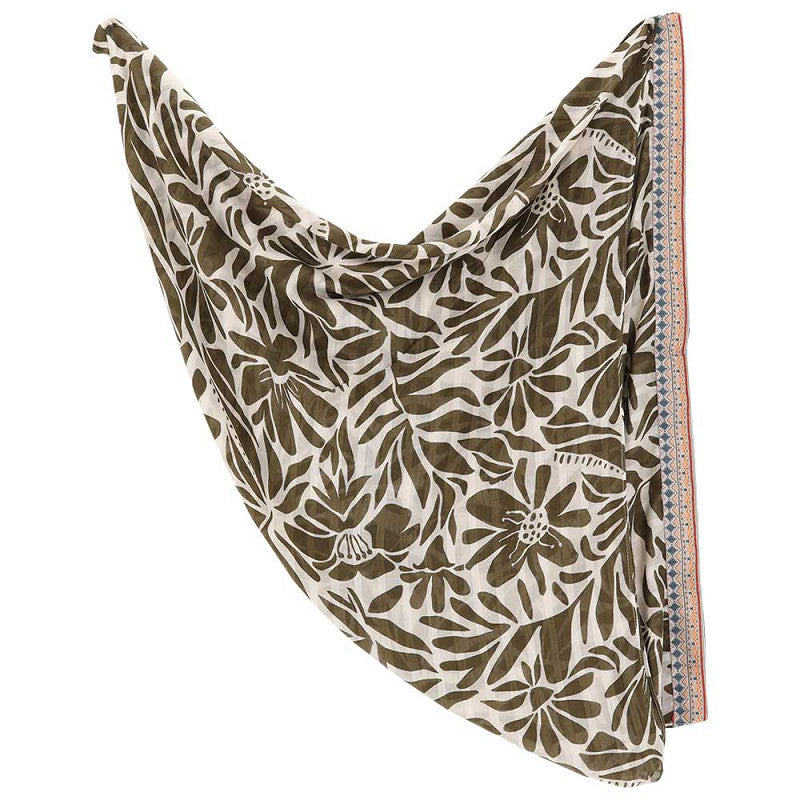 Dames sjaal khaki
