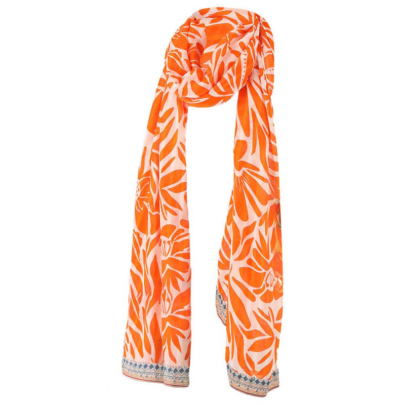 Dames sjaal coral