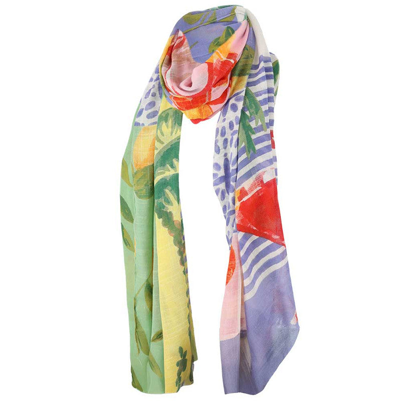 Dames sjaal multi color