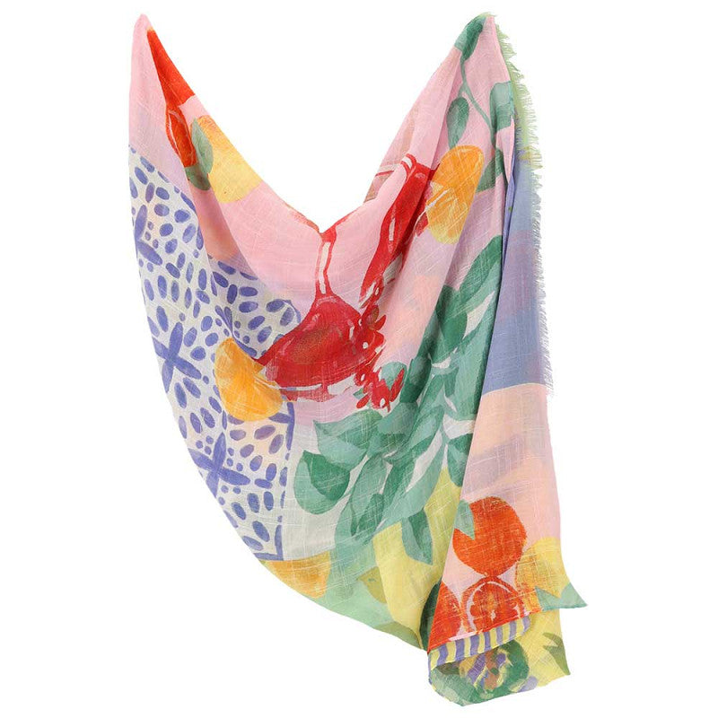 Dames sjaal multi color
