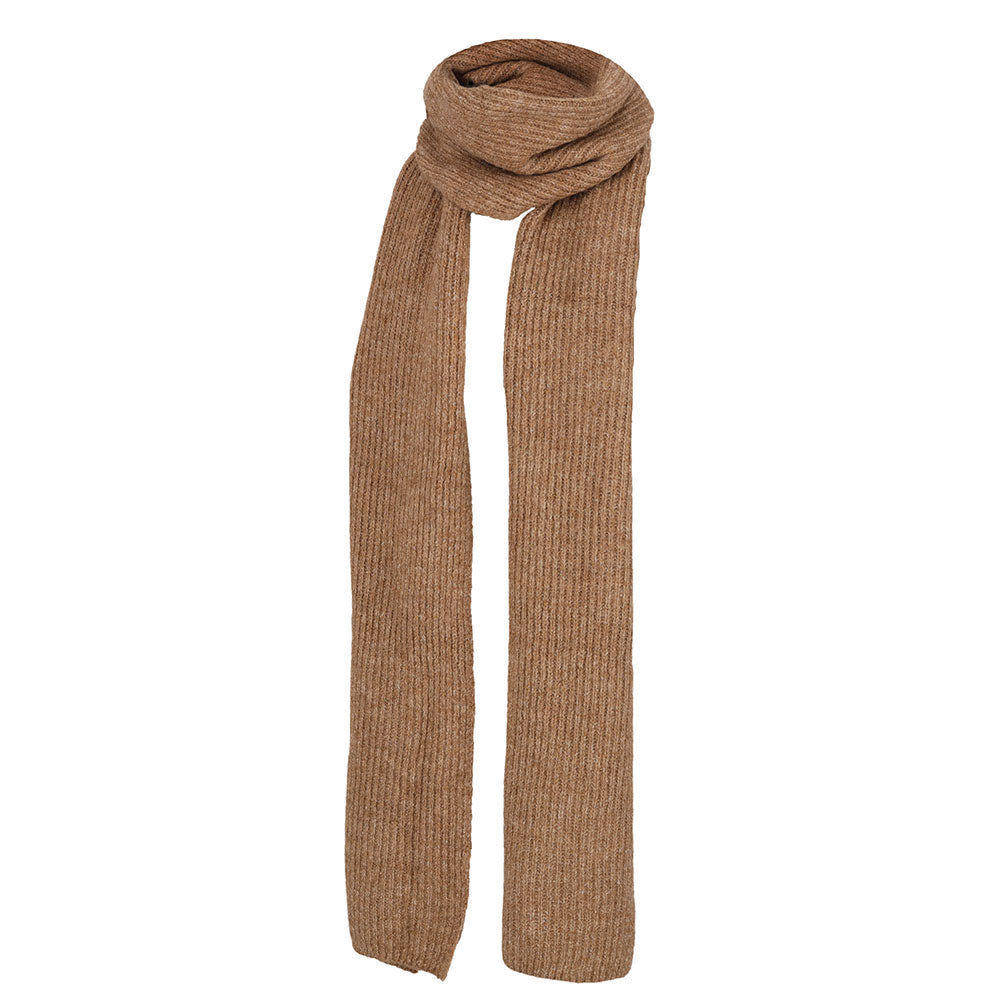 Wintersjaal effen taupe