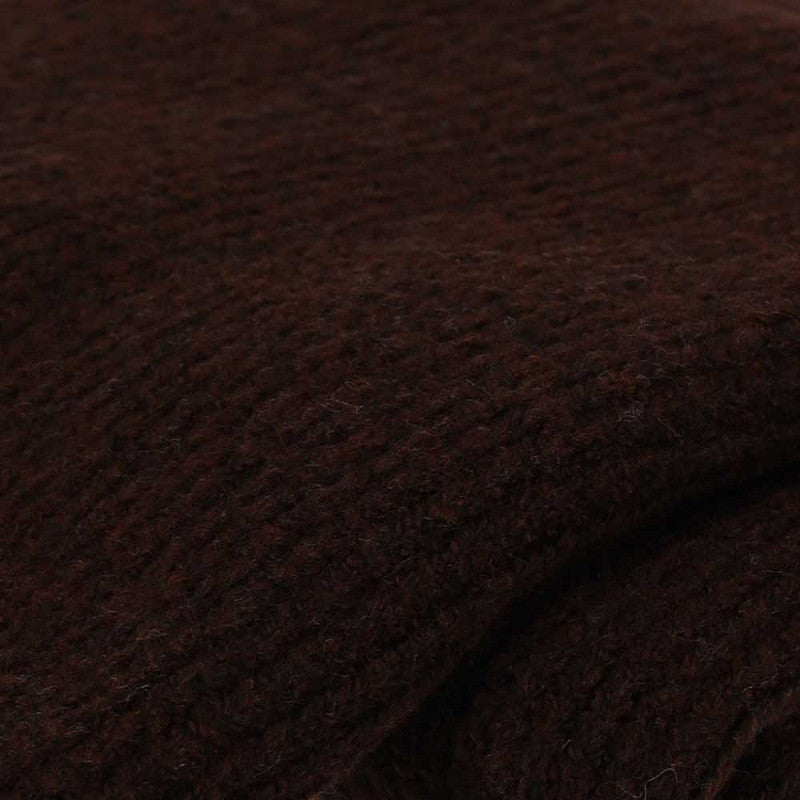 Wintersjaal effen bruin