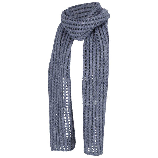 Wintersjaal effen  denim
