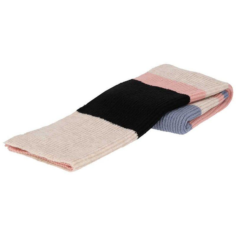 Winter sjaal dames roze-blauw