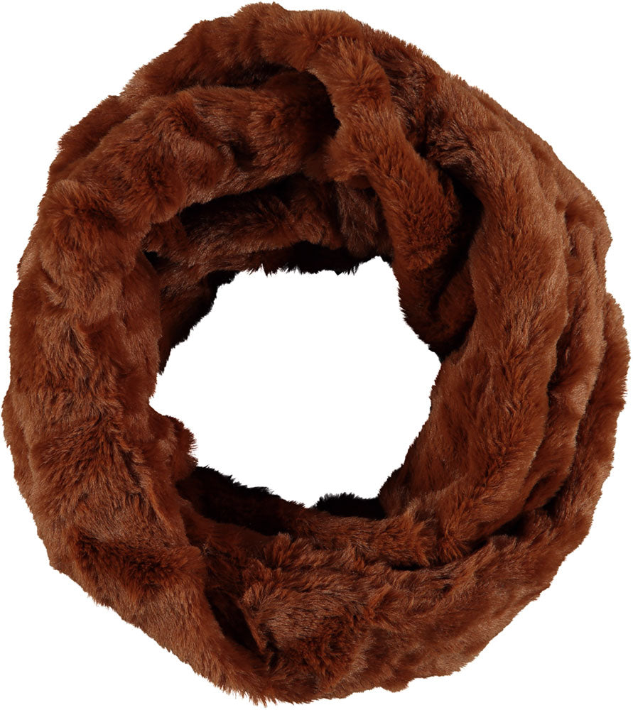 Bond-Kraag nekwarmer effen bruin