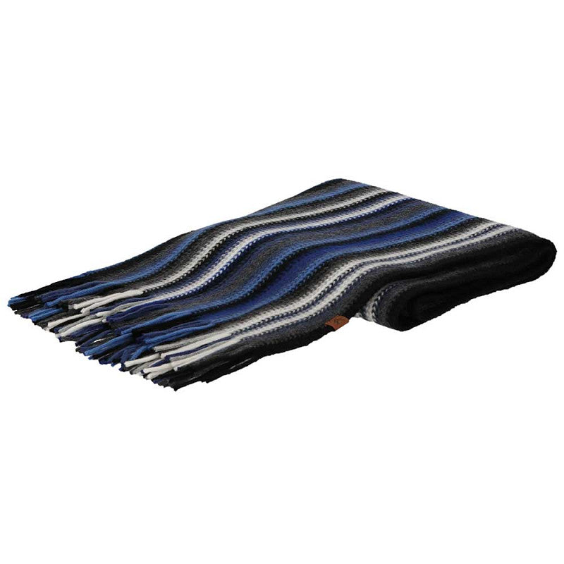 Heren sjaal blauw-grijs