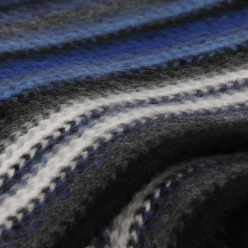 Heren sjaal blauw-grijs