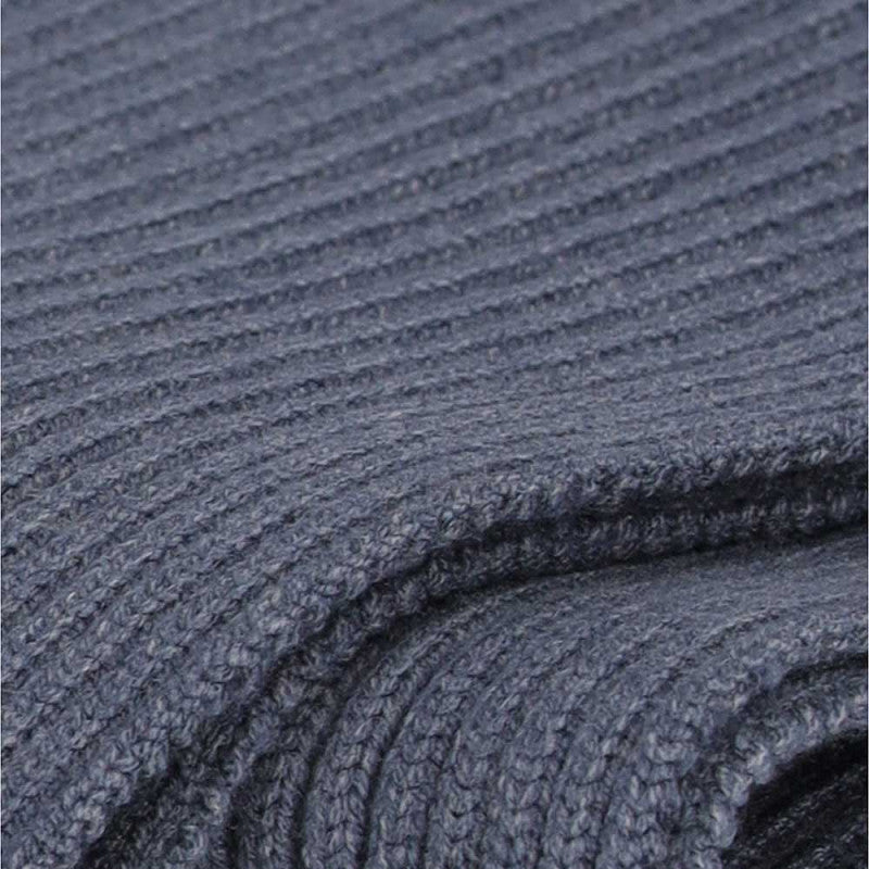 Heren sjaal effen denim