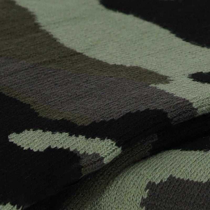 Winter sjaal jongens khaki-zwart