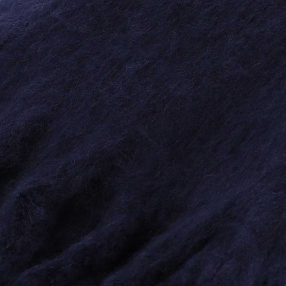 Wintersjaal effen blauw
