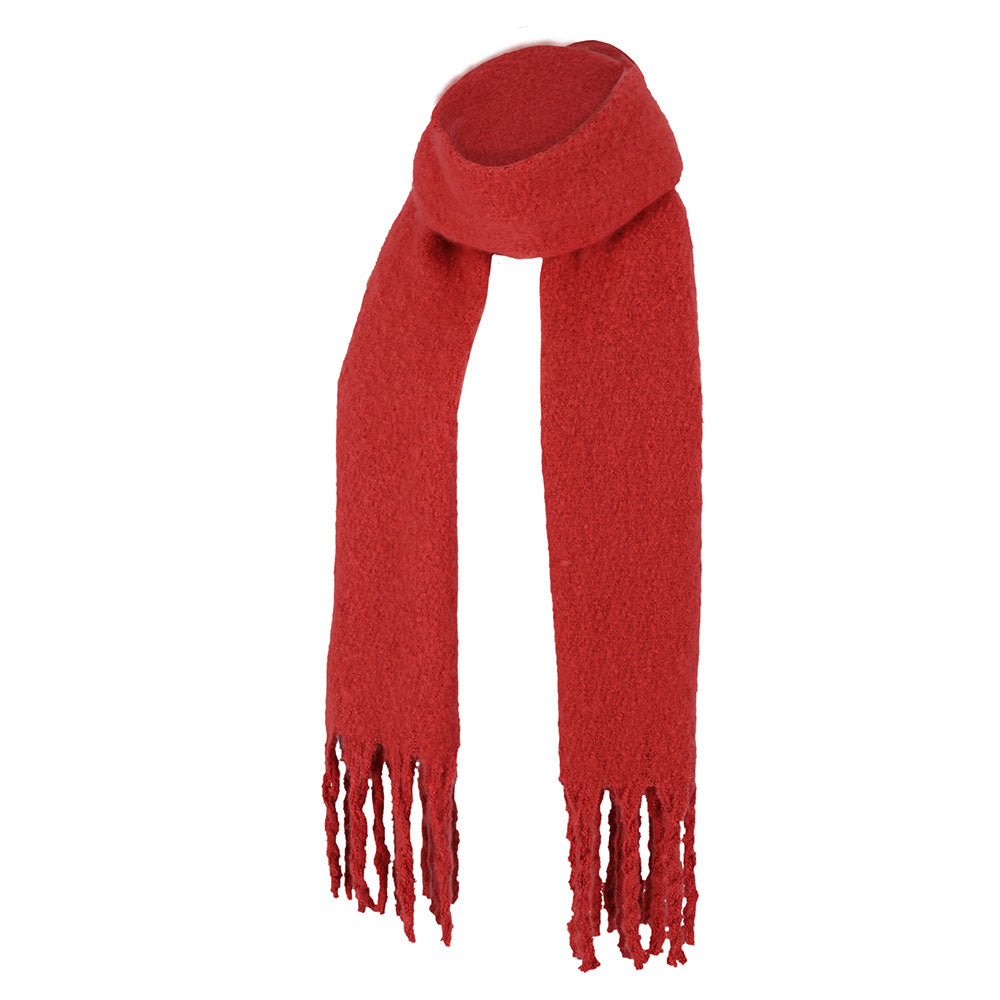 Wintersjaal effen oranje