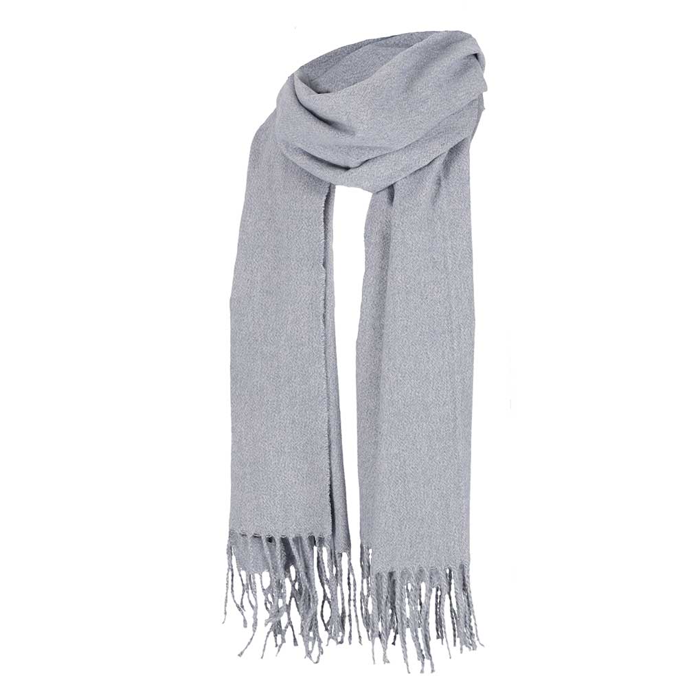 Winter sjaal effen sjaal denim