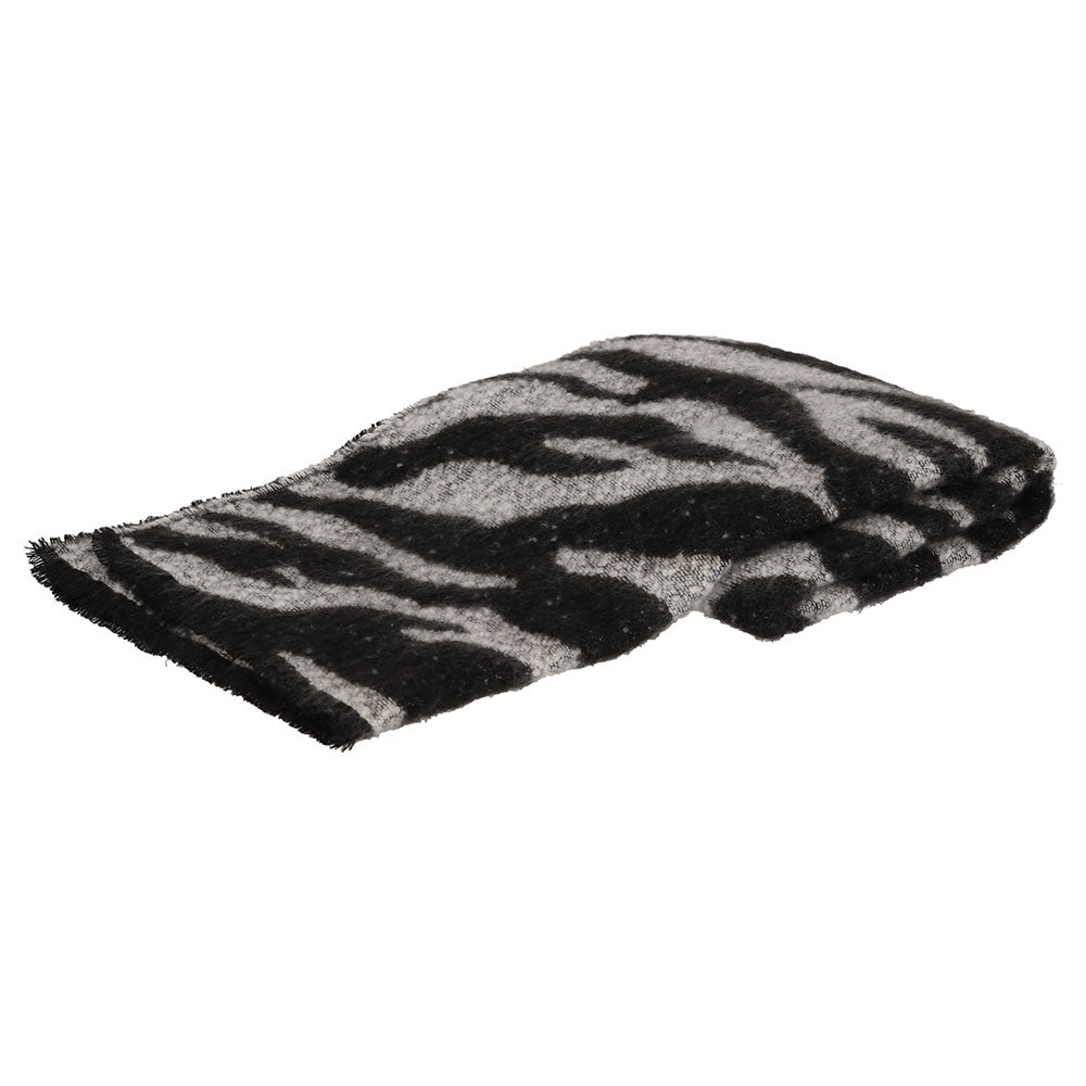Winter sjaal zwart grijs