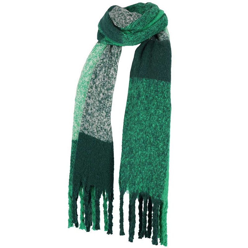 Wintersjaal donker-groen
