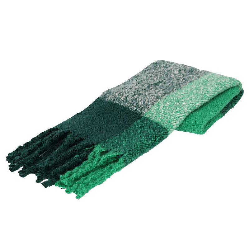 Wintersjaal donker-groen