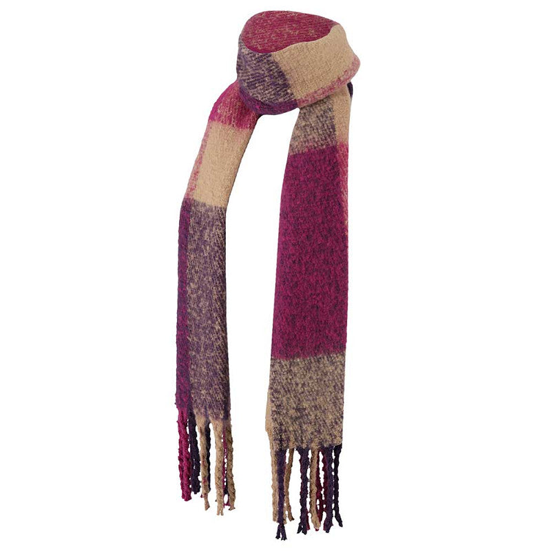 Wintersjaal cerise