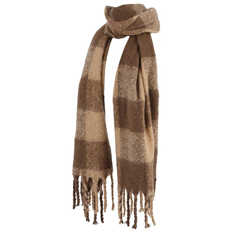 Wintersjaal camel