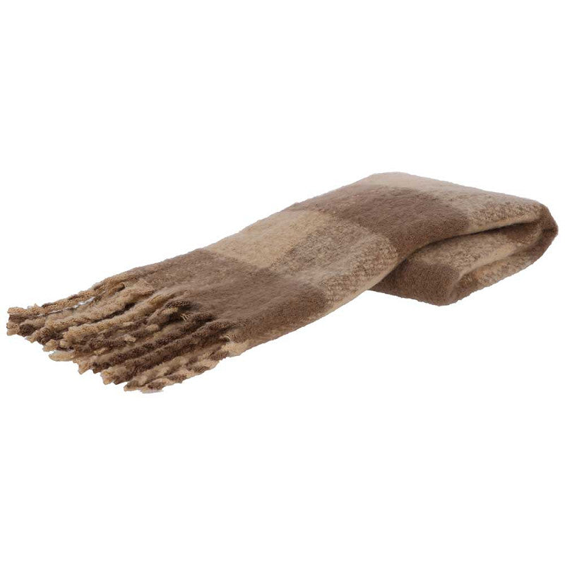 Wintersjaal camel