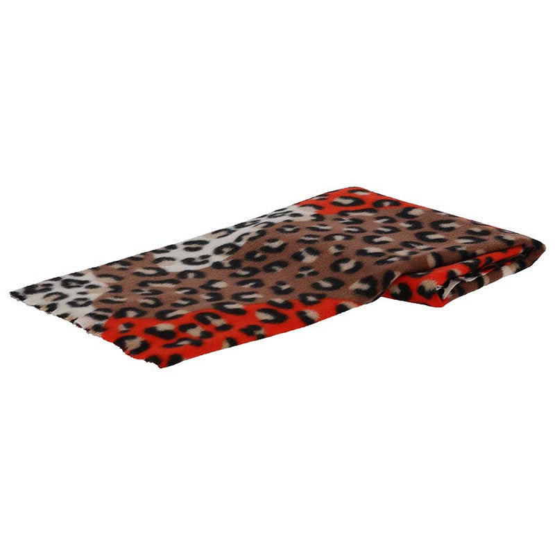 Tijger print sjaal multi-oranje