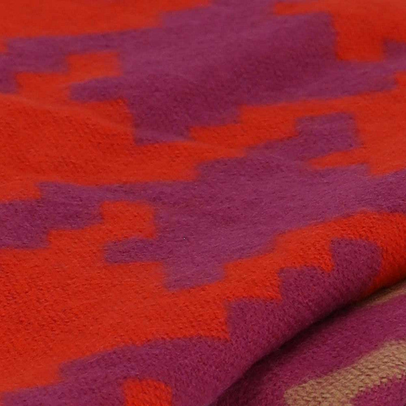 Wintersjaal multi-cerise
