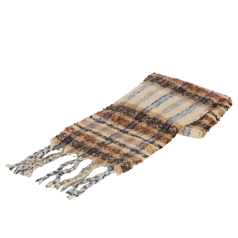 Winter sjaal meisjes bruin-beige