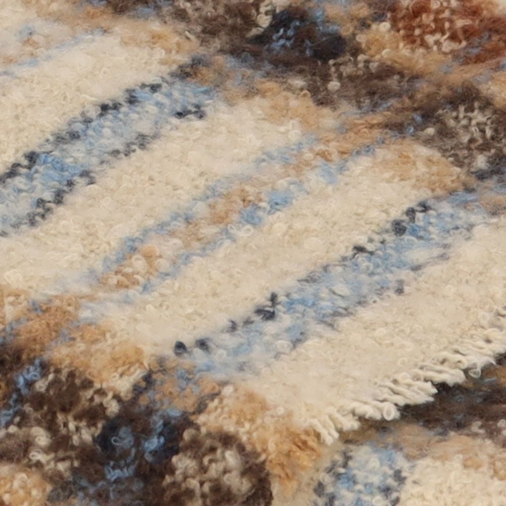 Winter sjaal meisjes bruin-beige