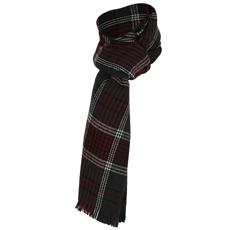 Heren sjaal bordeaux