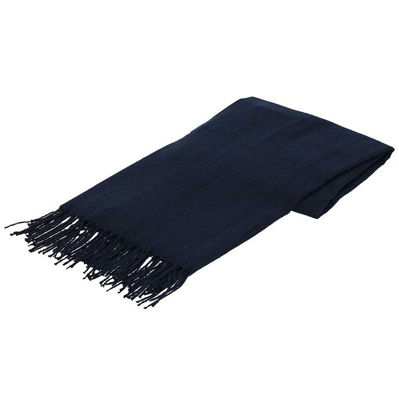 Heren sjaal effen navy