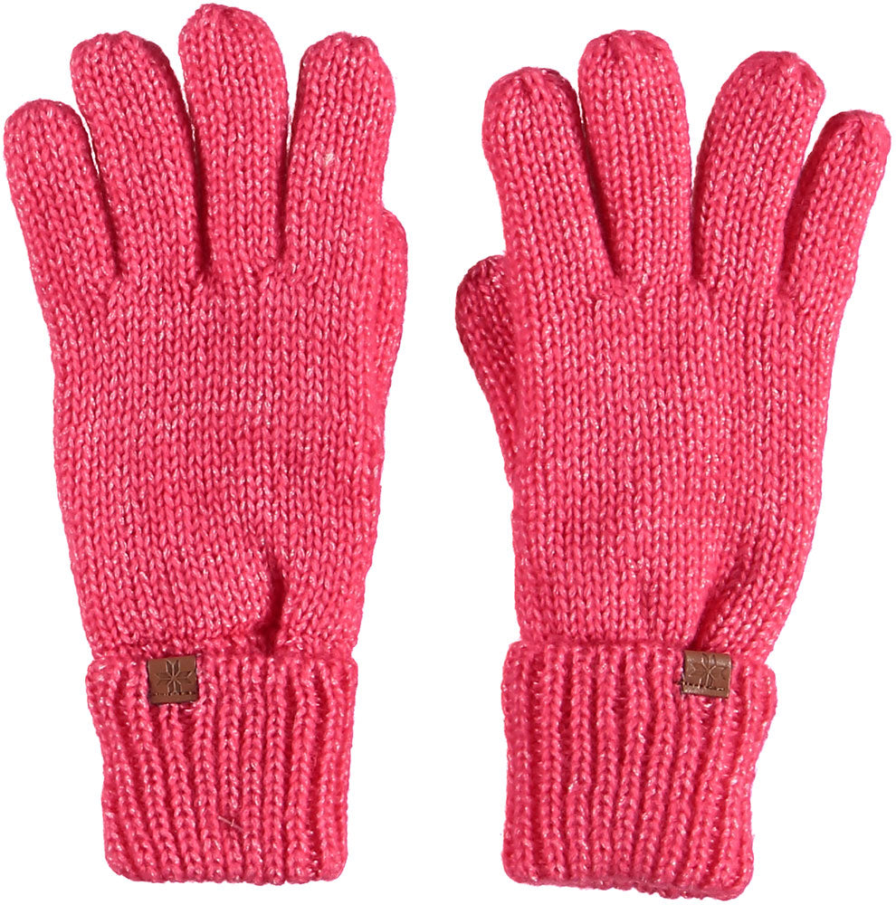 Handschoen effen roze