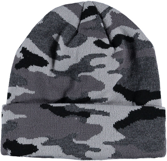 Jongens muts zwart-grijs