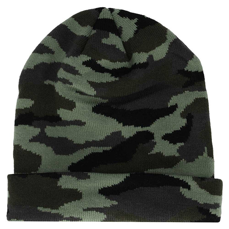Jongens muts khaki-zwart