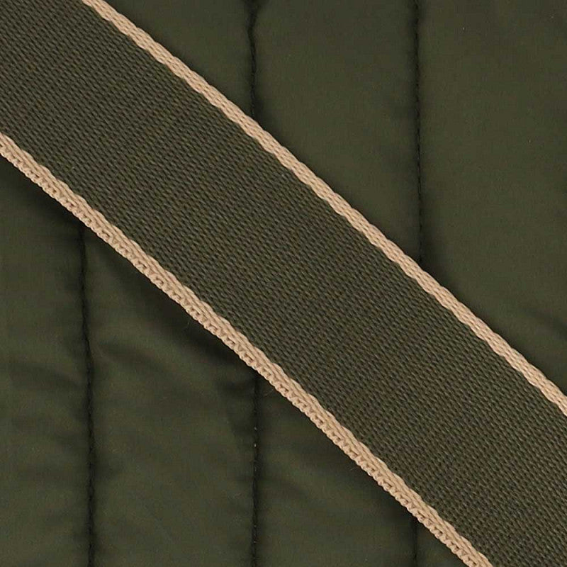 Schoudertasje effen khaki