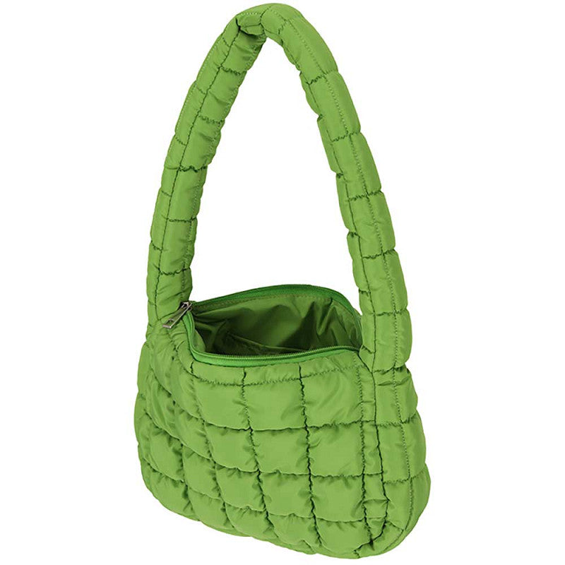 Schoudertasje effen groen