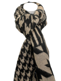 Sjaal dames winter sjaal camel
