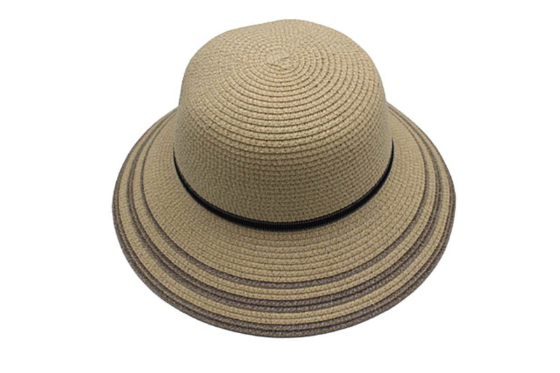 Strandhoed effen beige