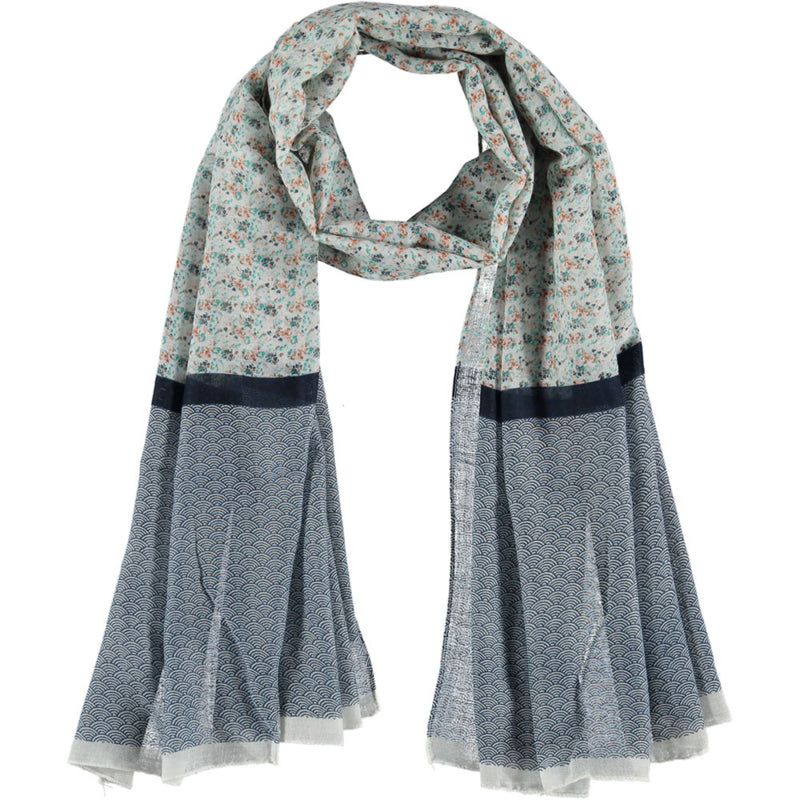 Dames sjaal blauw-groen