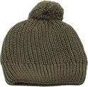 Dames-meisjes muts effen khaki