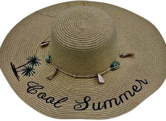 Strandhoed beige