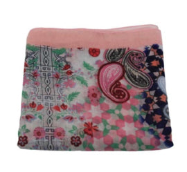 Dames sjaal roze
