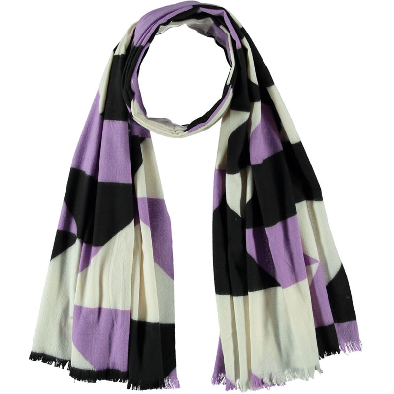 Sjaal dames winter sjaal paars