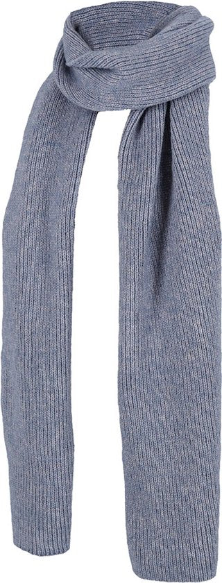 Effen sjaal denim