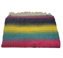 Wintersjaal multi-color
