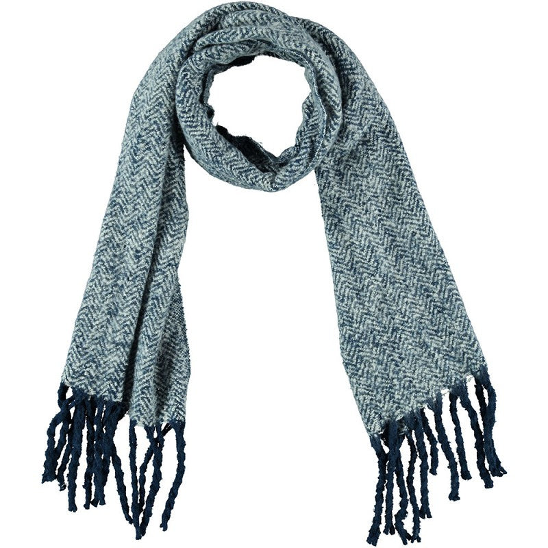 Sjaal dames effen winter sjaal navy