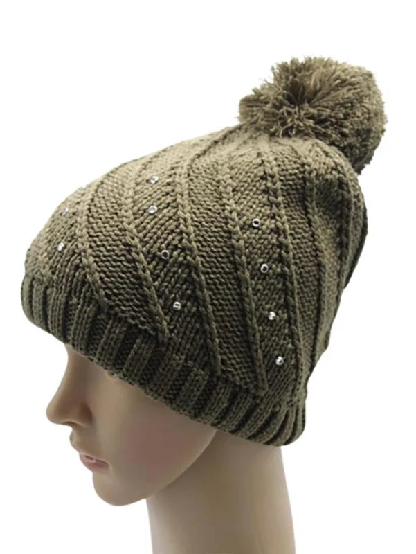 Muts effen KHAKI