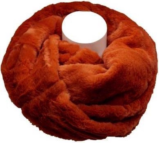 Bond kraag nekwarmer effen oranje