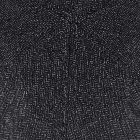 Heren pet effen denim.