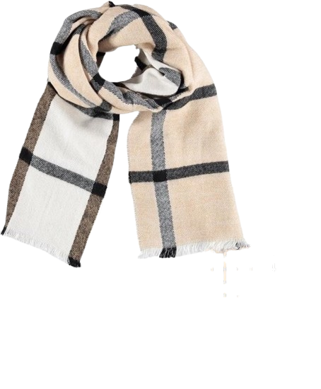 Wintersjaal camel